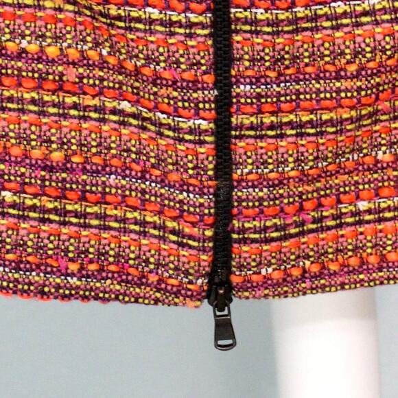 Rachel Roy Orange Tweed Panel Bodycon Sheath Dress Size 0 - Picture 11 of 11